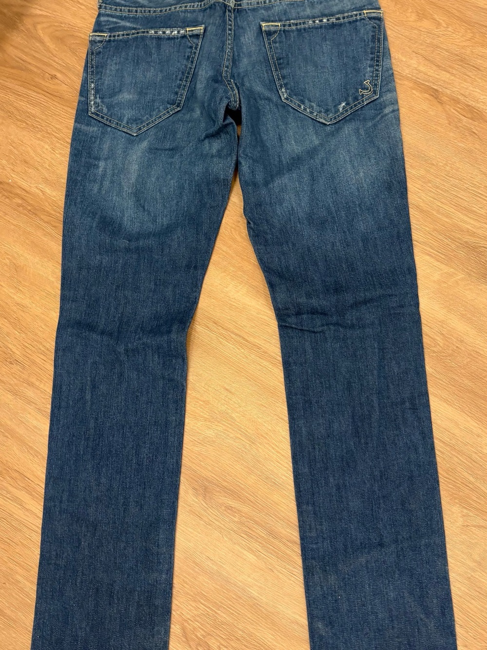 True Religion Women's Boot Cut Jeans in Dark Indigo Wash